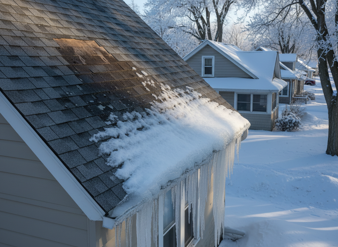 How Ice Dams Damage Roofs in Appleton