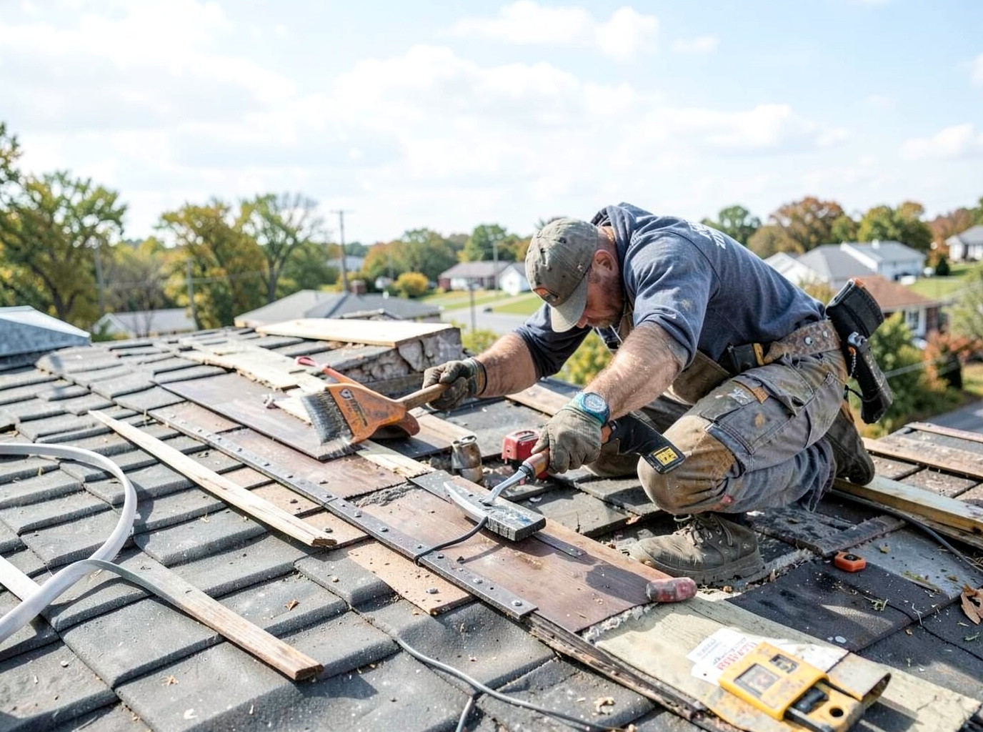 roof repair in Historic Central Neighborhood, WI