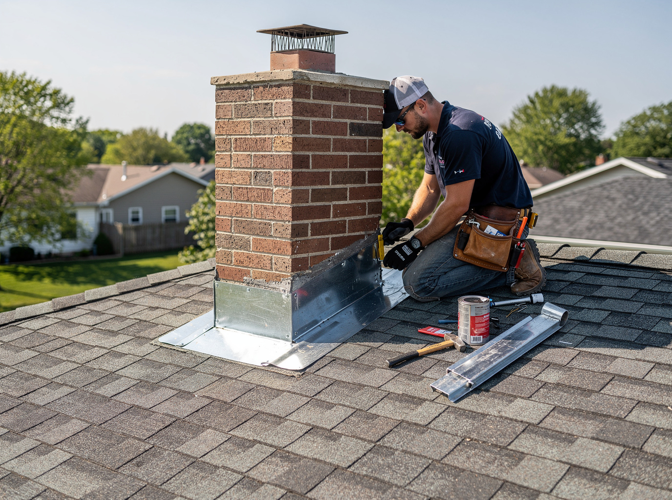 Chimney Flashing Repair in Appleton