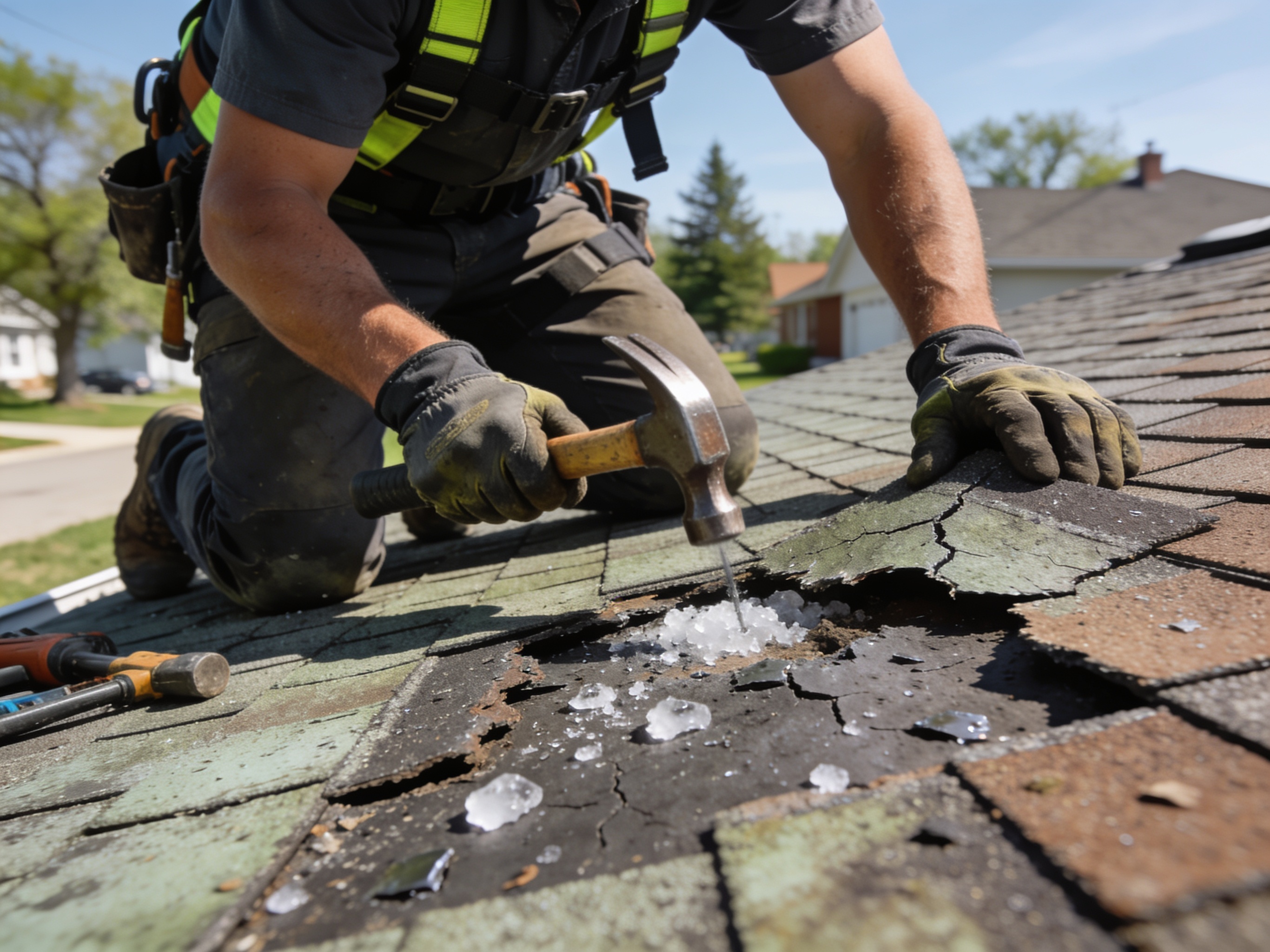 Hail Damage Roof Repair in Appleton